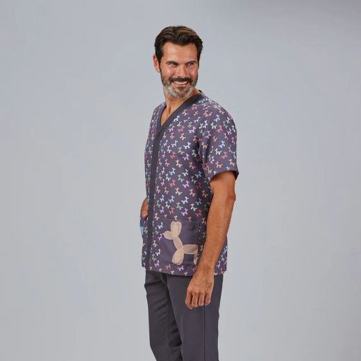 Casaca Unisex Amaia (Microfibra Estampada)