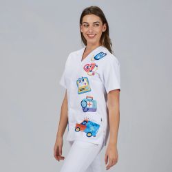 Casaca Unisex Amaia (Microfibra Estampada)