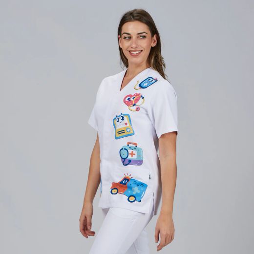 Casaca Unisex Amaia (Microfibra Estampada)