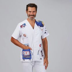 Casaca Unisex Amaia (Microfibra Estampada)