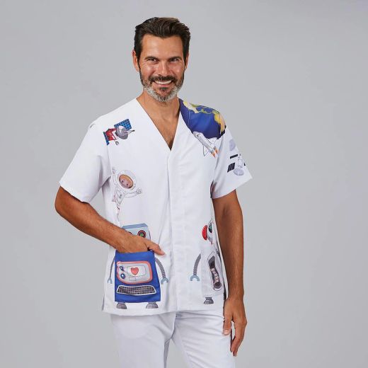 Casaca Unisex Amaia (Microfibra Estampada)
