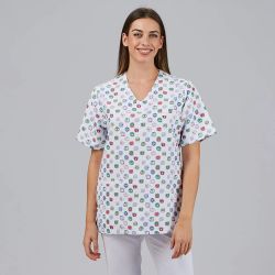 Blusa Unisex Mika Estampada (Microfibra Antibacteriana)