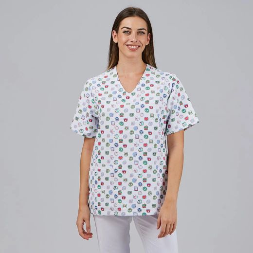 Blusa Unisex Mika Estampada (Microfibra Antibacteriana)