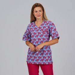 Blusa Unisex Mika Estampada (Microfibra Antibacteriana)