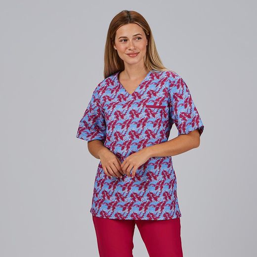 Blusa Unisex Mika Estampada (Microfibra Antibacteriana)