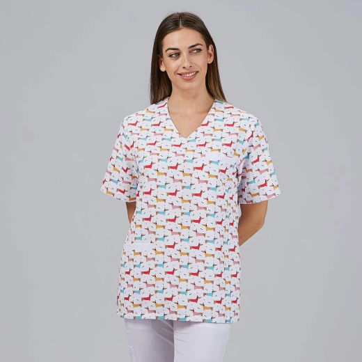 Blusa Unisex Mika Estampada (Microfibra Antibacteriana)