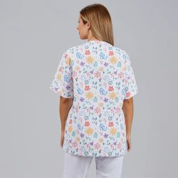 Blusa Unisex Mika Estampada (Microfibra Antibacteriana)