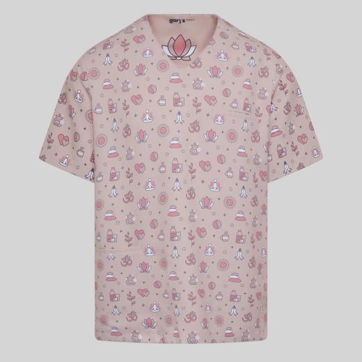 Blusa Unisex Mika Estampada (Microfibra Antibacteriana)