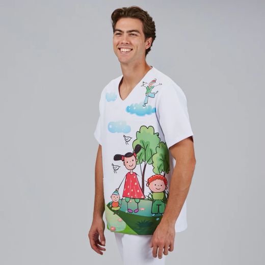 Blusa Unisex Mika Estampada (Microfibra Antibacteriana)
