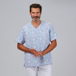 Blusa Unisex Mika Estampada (Microfibra Antibacteriana)