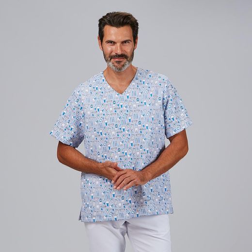 Blusa Unisex Mika Estampada (Microfibra Antibacteriana)