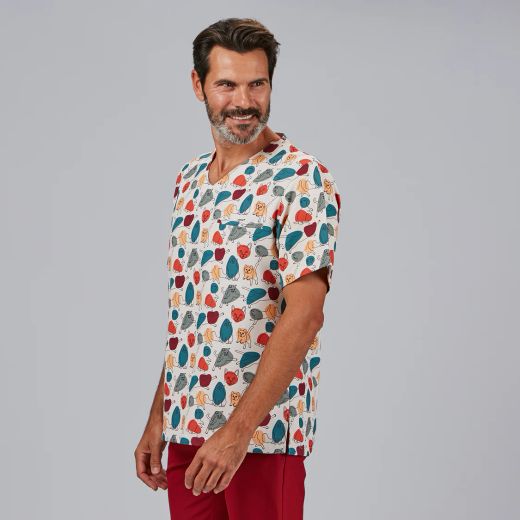 Blusa Unisex Mika Estampada (Microfibra Antibacteriana)