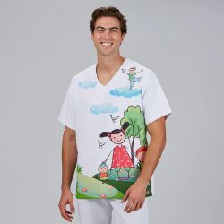 Blusa Unisex Mika Estampada (Microfibra Antibacteriana)