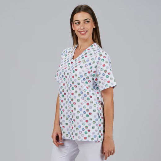 Blusa Unisex Mika Estampada (Microfibra Antibacteriana)