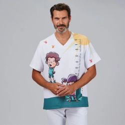 Blusa Unisex Mika Estampada (Microfibra Antibacteriana)