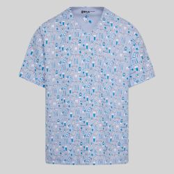 Blusa Unisex Mika Estampada (Microfibra Antibacteriana)