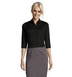 Camisa mujer Effect manga 3/4 colores