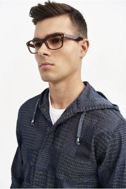 Camisa con Capucha Denim