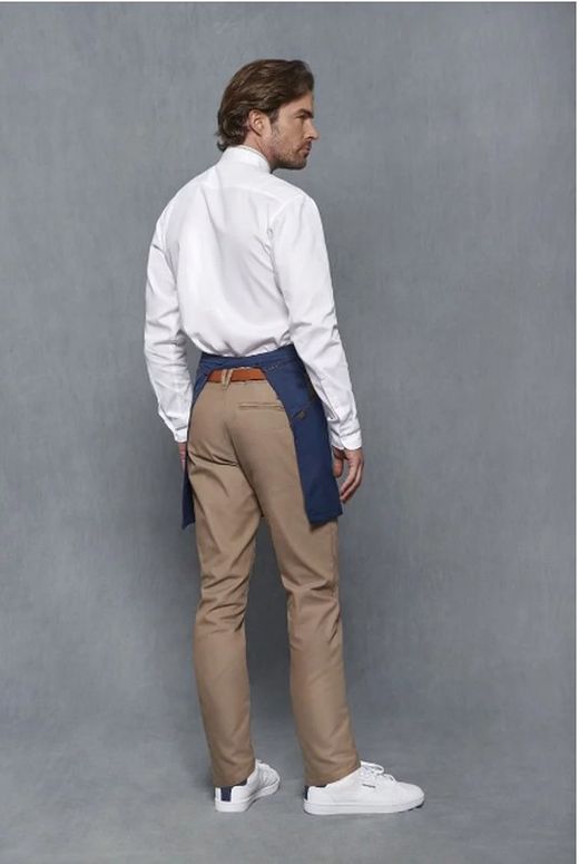 Camisa Cuello Mao Hombre blanco