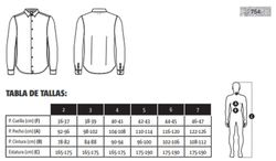 Camisa Estampada Cuello Mao Hombre