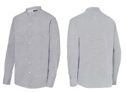 Camisa Estampada Cuello Mao Hombre