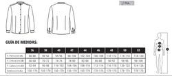 Camisa Estampada Cuello Mao Mujer