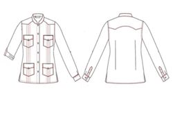 Camisa Guayabera mujer colores