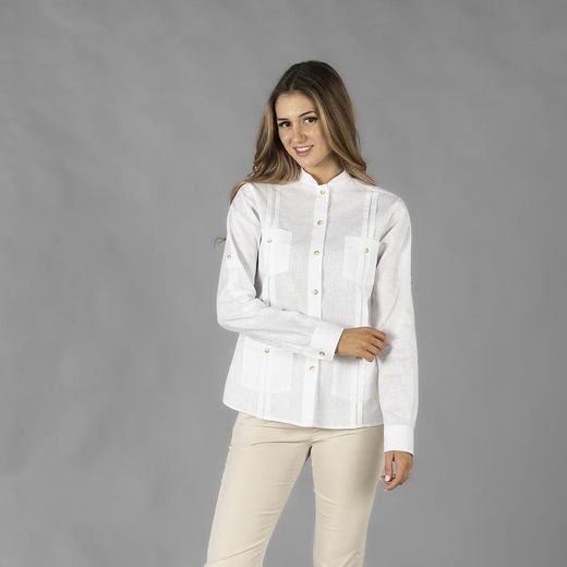 Camisa Guayabera mujer colores