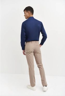Camisa Hombre cierre inclinado blanco o azul