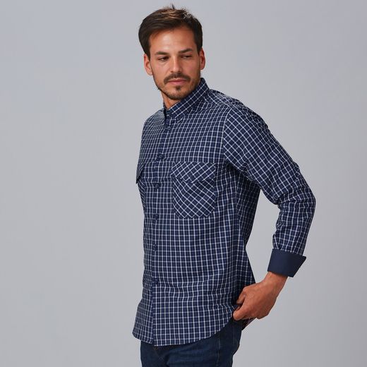 Camisa hombre cuadros Fausto