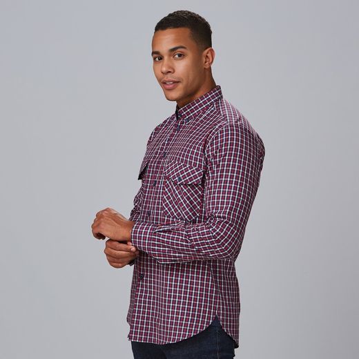 Camisa hombre cuadros Fausto