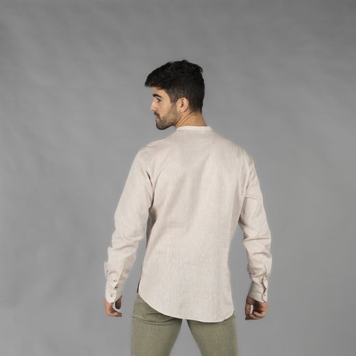 Camisa hombre lino varios colores
