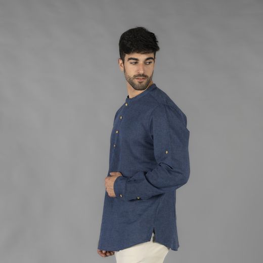 Camisa hombre lino varios colores