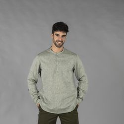 Camisa hombre lino varios colores