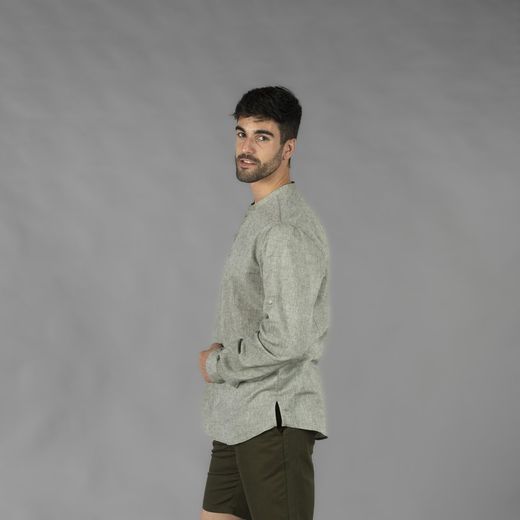 Camisa hombre lino varios colores
