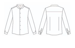 Camisa hombre Matteo negro o blanco