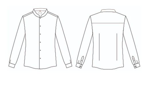 Camisa hombre Matteo negro o blanco