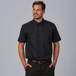Chemise homme MC blanche ou noire