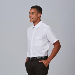 Chemise homme MC blanche ou noire
