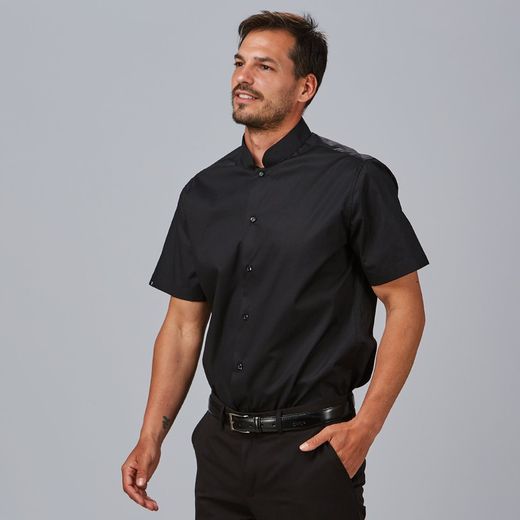 Camisa hombre MC Cmao blanco o negro