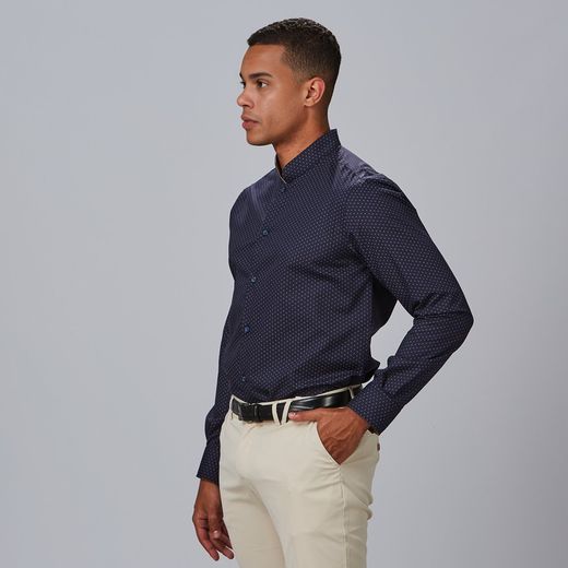 Camisa hombre Oracio marino