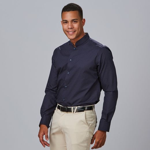 Camisa hombre Oracio marino