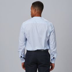 Camisa hombre Riccardo blanco o celeste