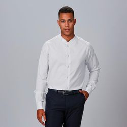 Camisa hombre Riccardo blanco o celeste