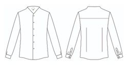 Camisa hombre Riccardo blanco o celeste