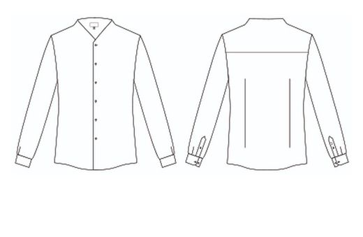 Camisa hombre Riccardo blanco o celeste