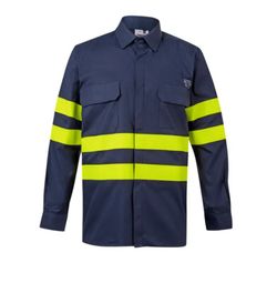 Camisa ignifuga alta visibilidad