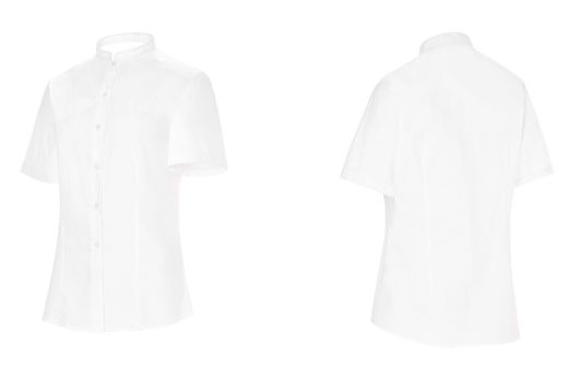 Camisa MC Cuello Mao Mujer colores