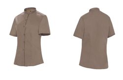 Camisa MC Cuello Mao Mujer colores