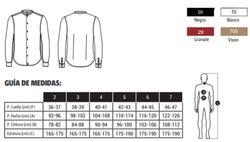 Camisa ML Cuello Mao Hombre colores